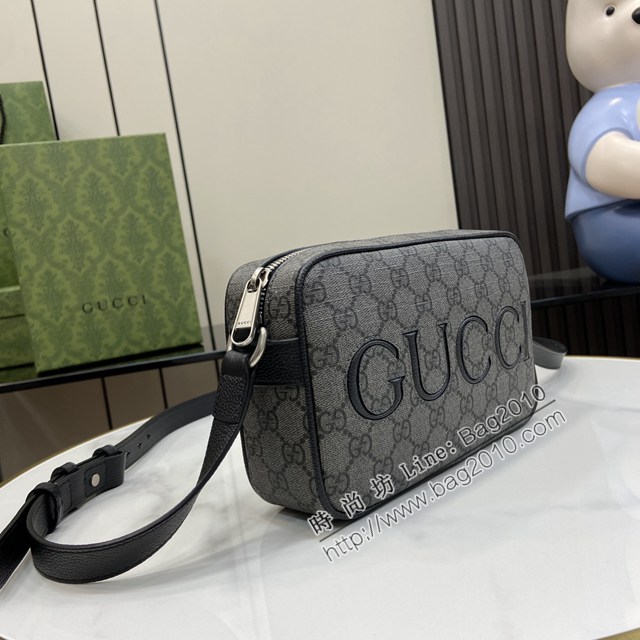 Gucci專櫃古馳最新款迷你肩背包男士斜挎包相機包 jh2456型號：768391